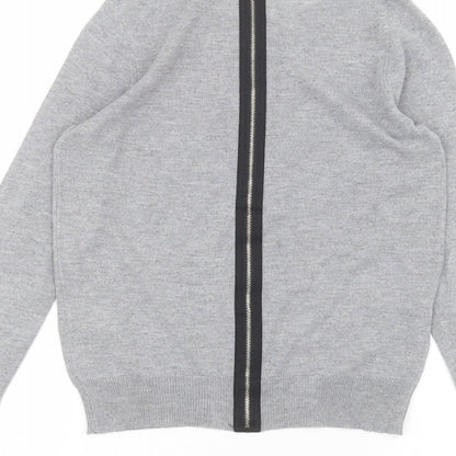Warehouse Womens Grey   Basic T-Shirt Size 8