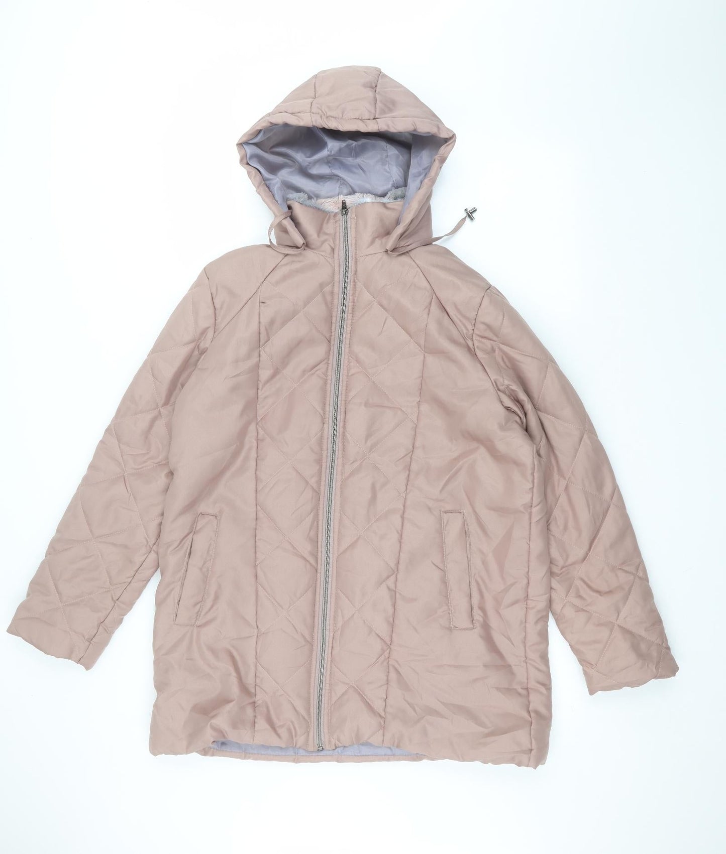 anne de lancay Womens Pink   Parka Coat Size S