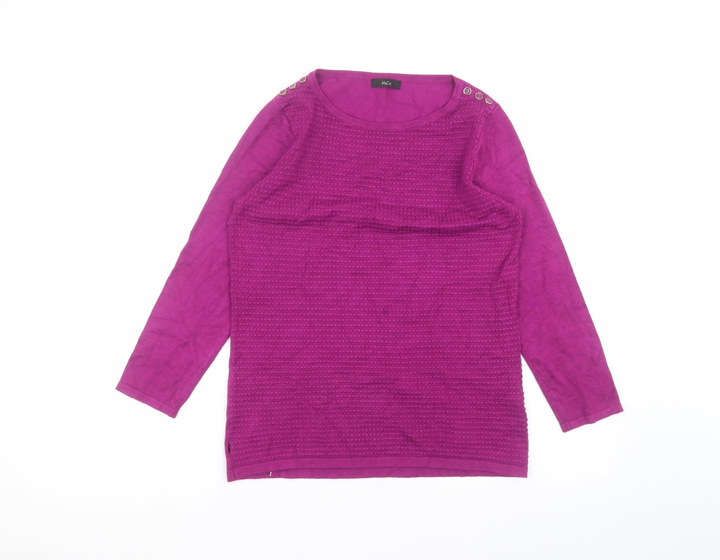 M&Co Womens Purple   Pullover Jumper Size 10