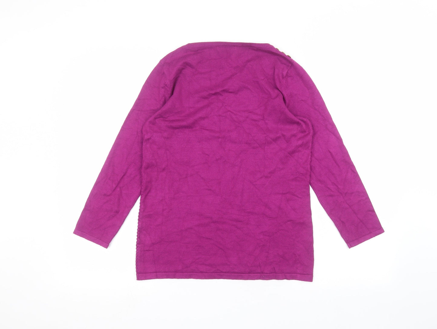 M&Co Womens Purple   Pullover Jumper Size 10