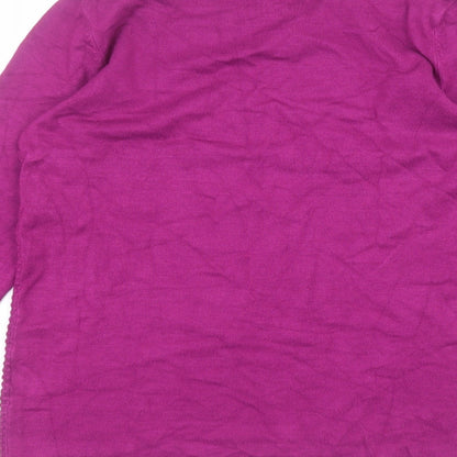 M&Co Womens Purple   Pullover Jumper Size 10