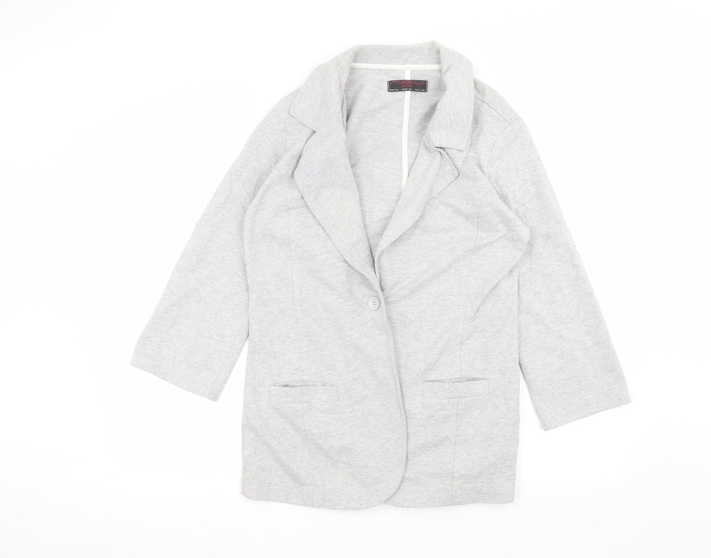 New Look Womens Grey   Jacket  Size 10