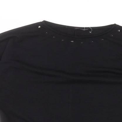 Topshop Womens Black   Pullover Jumper Size 8