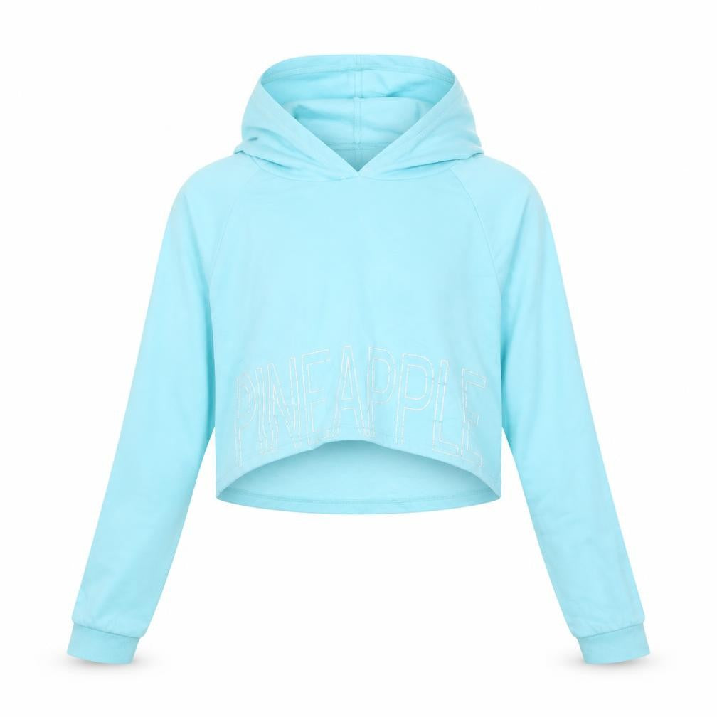 Pineapple Girls Blue   Pullover Hoodie Size 11-12 Years
