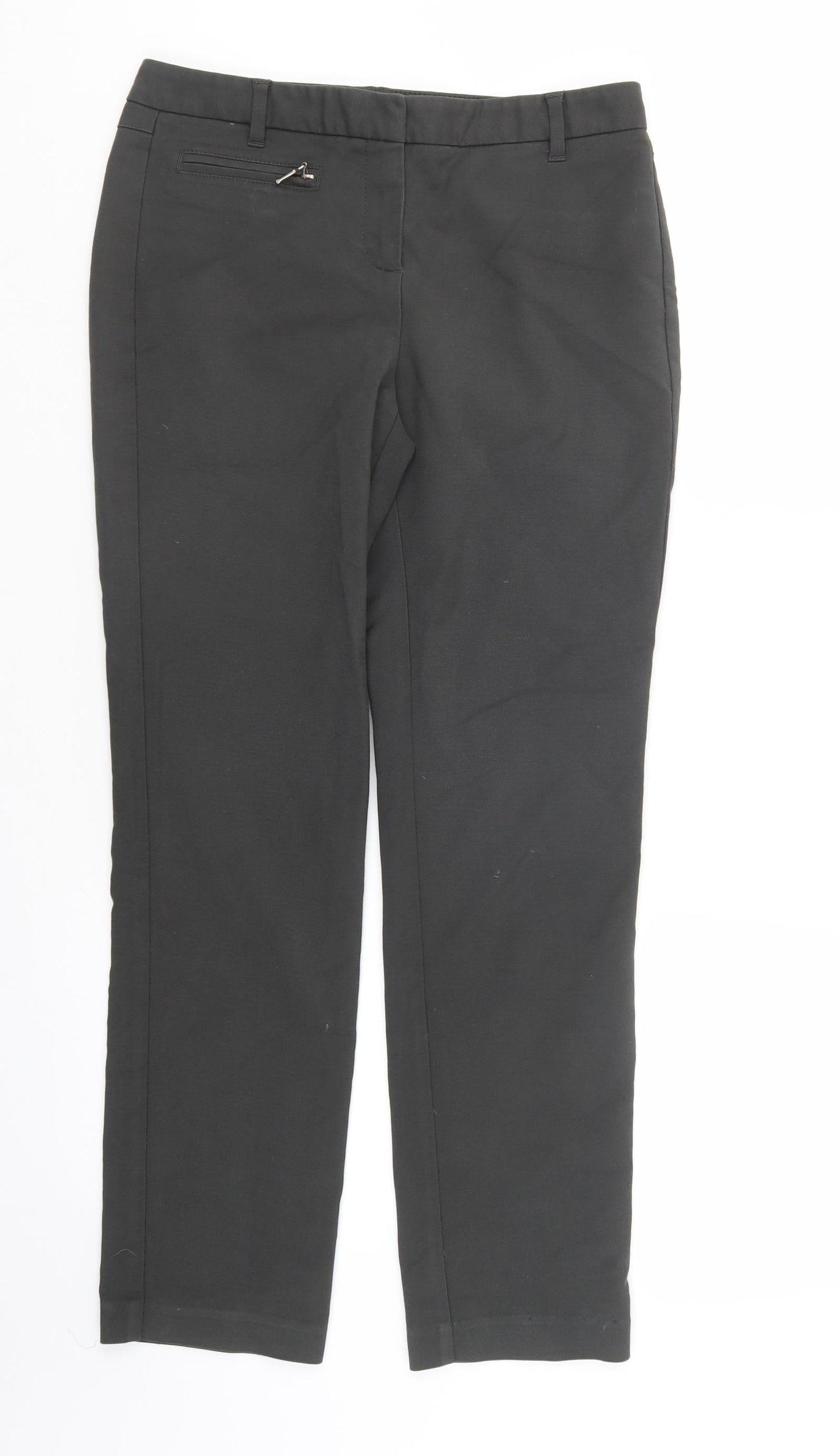 NEXT Womens Grey   Trousers  Size 8 L28 in