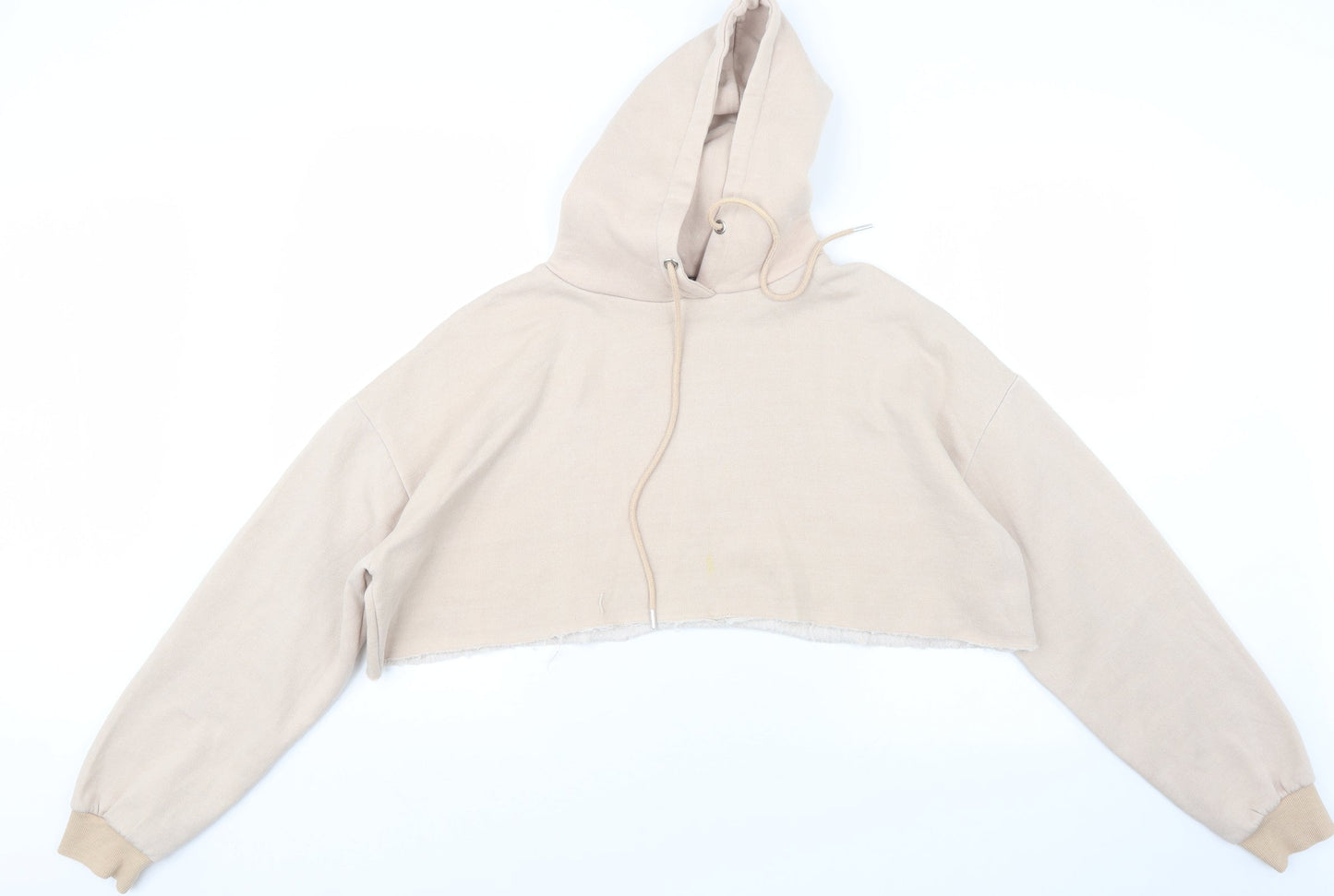 Rising Womens Beige   Pullover Hoodie Size S  - Cropped