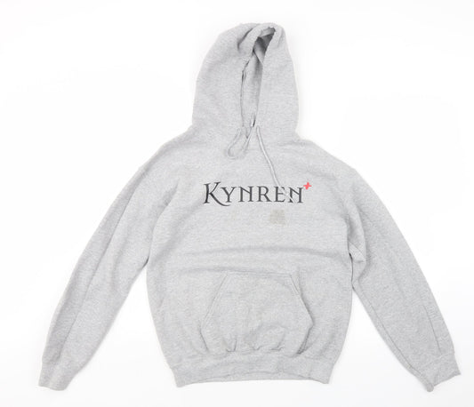 Gildan Mens Grey   Pullover Hoodie Size S