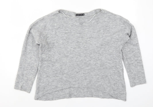 Preworn Womens Grey  Knit Pullover Jumper Size M