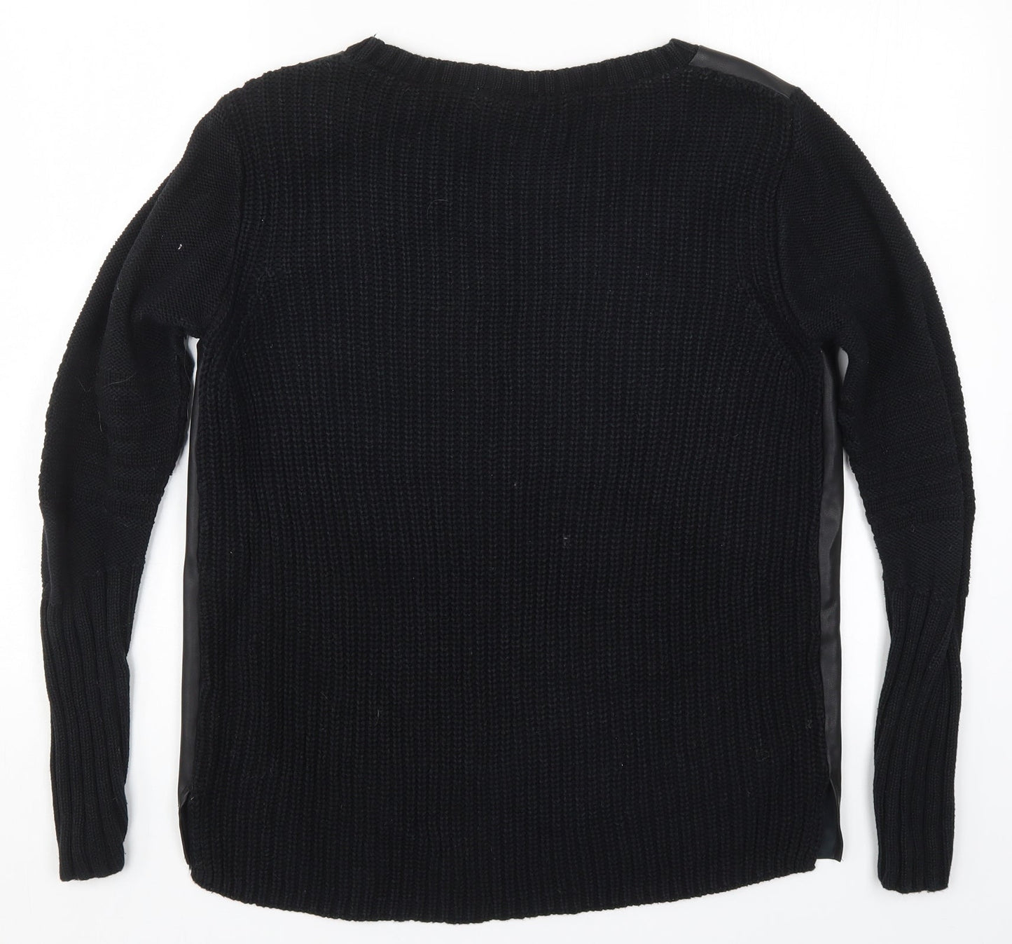 VILA Womens Black  Knit Pullover Jumper Size L