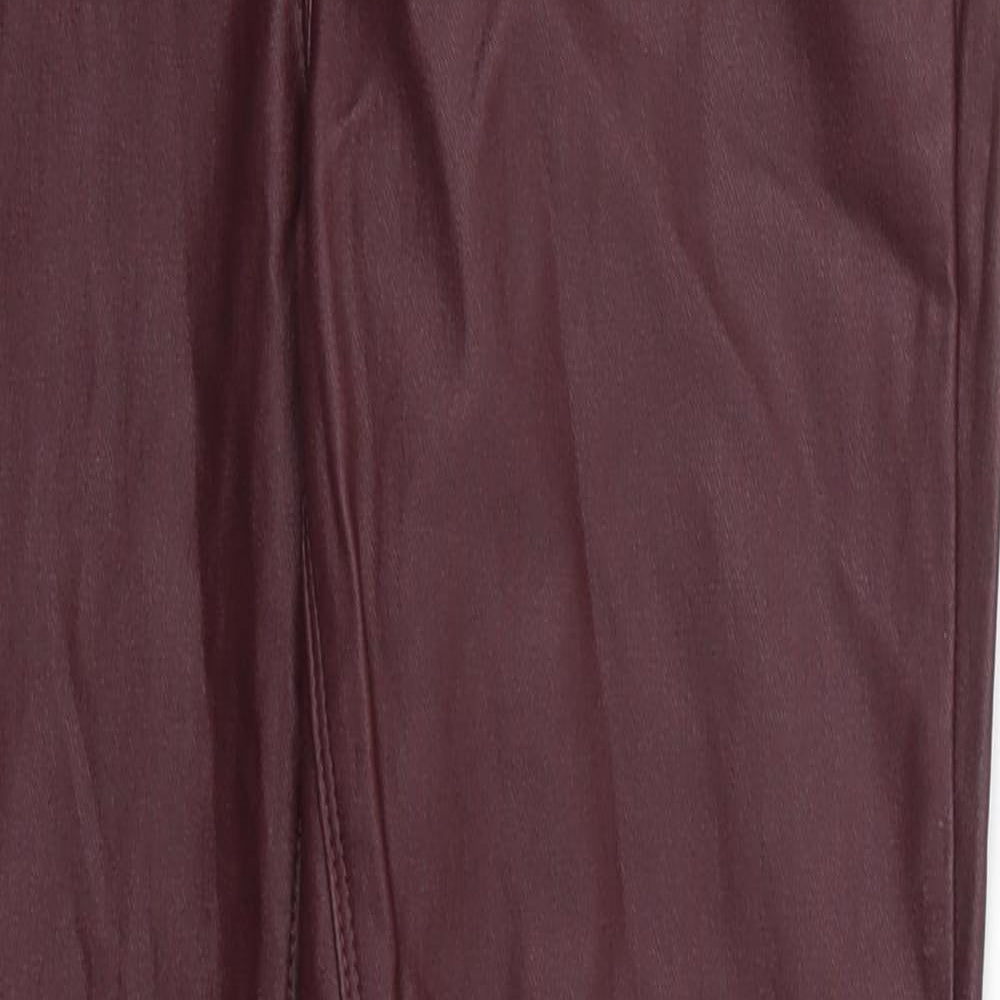 Next Womens Red   Carrot Trousers Size 12 L29 in