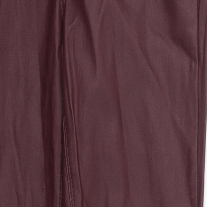 Next Womens Red   Carrot Trousers Size 12 L29 in