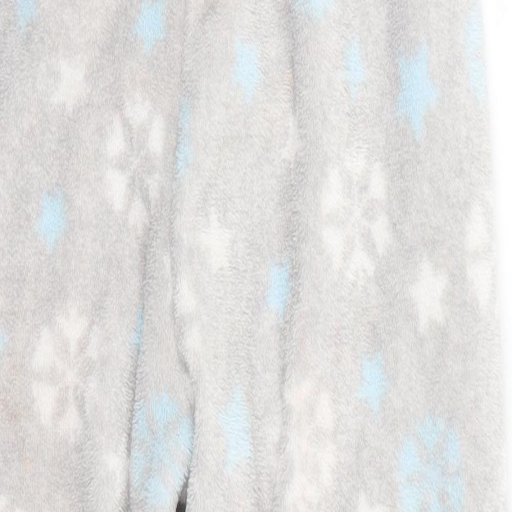 Primark Girls Grey Geometric  Sweatpants Trousers Size 6-7 Years - Snowflake Print Pyjama Pants