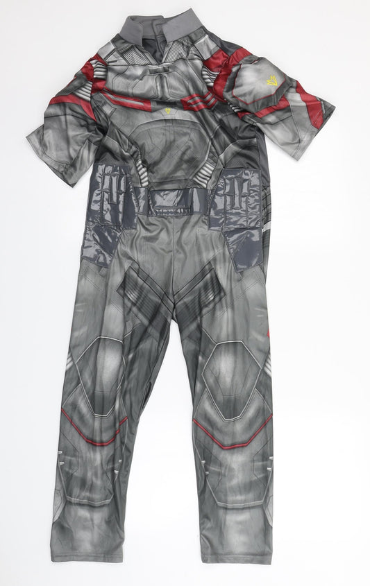 Disney Store Boys Grey   Jacket Snowsuit Size 7-8 Years  - Fancy Dress costume
