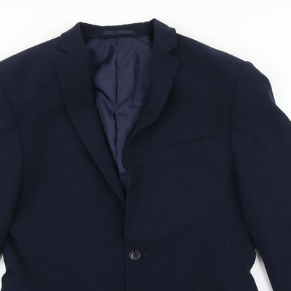 Preloved ASOS Mens Blue   Jacket Blazer Size 42 - Detail
