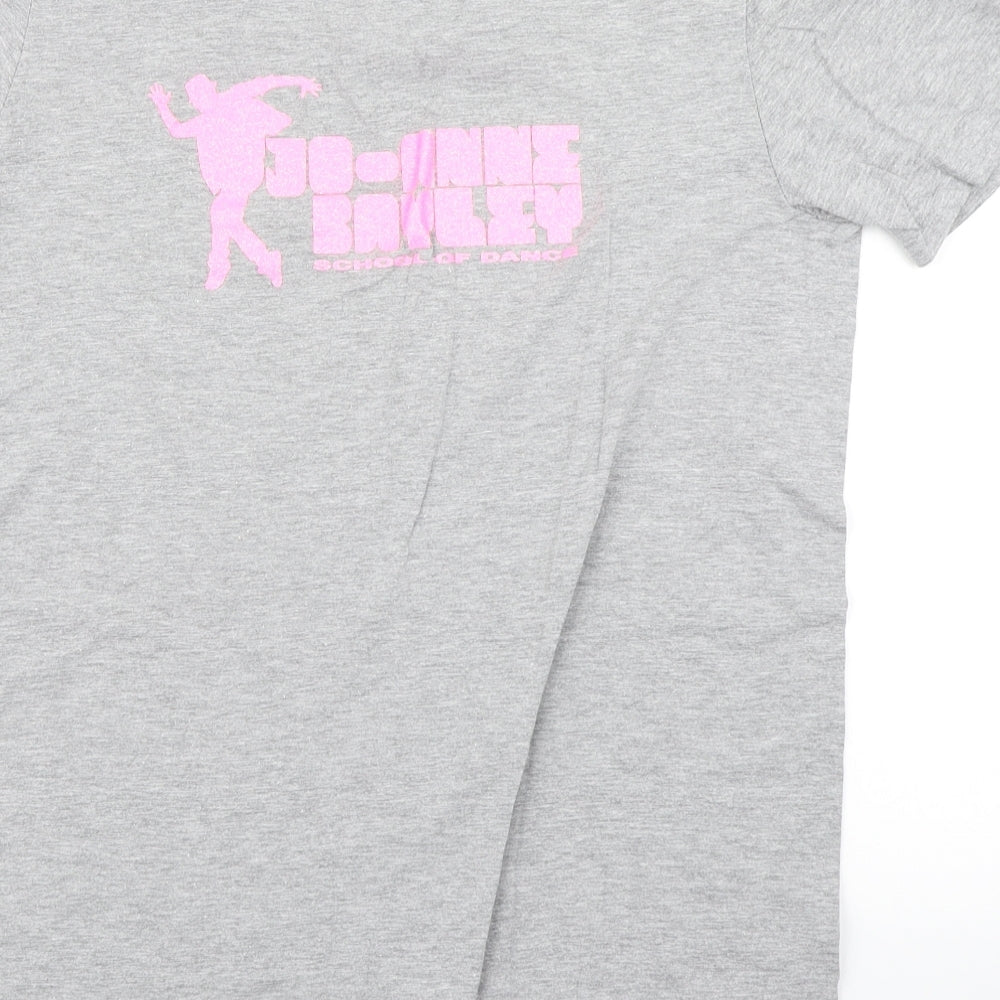 Gildan Womens Grey   Basic T-Shirt Size M  - Jo-Anne Bayley school of dance