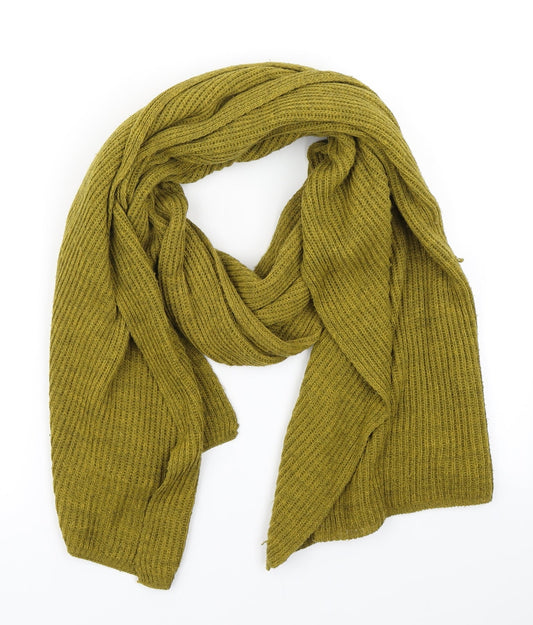 TU Womens Yellow  Knit  Scarf