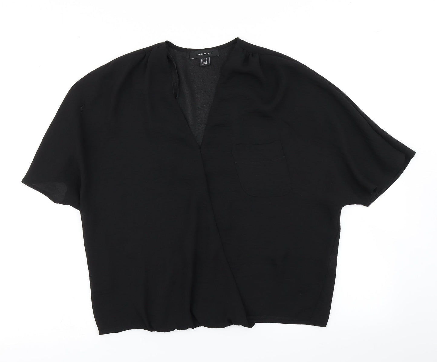 Atmosphere Womens Black   Basic Blouse Size 4
