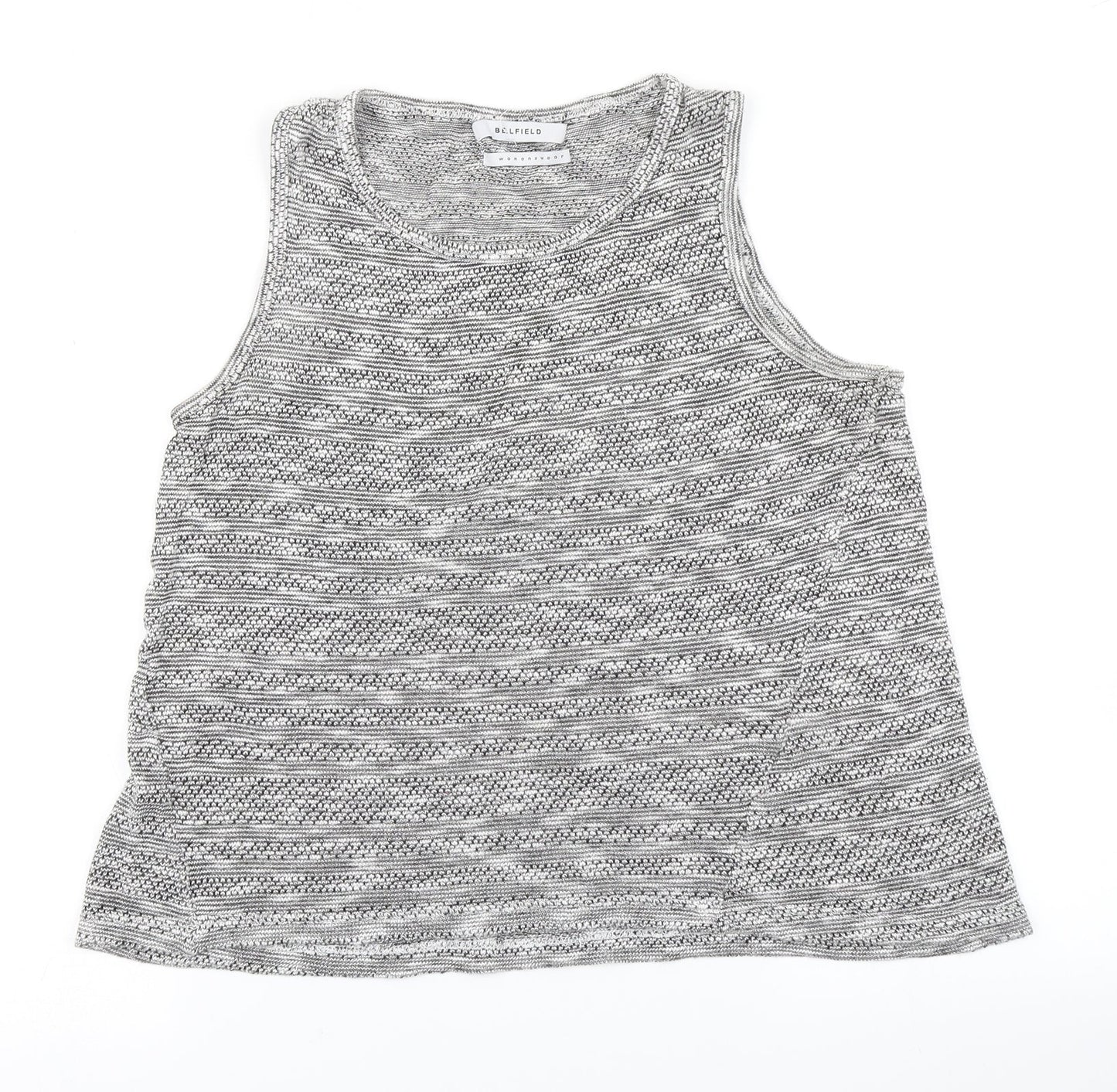 Bellfield Womens Grey   Basic Tank Size M