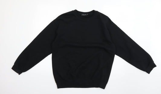 PRETTYLITTLETHING Mens Black   Pullover Jumper Size S