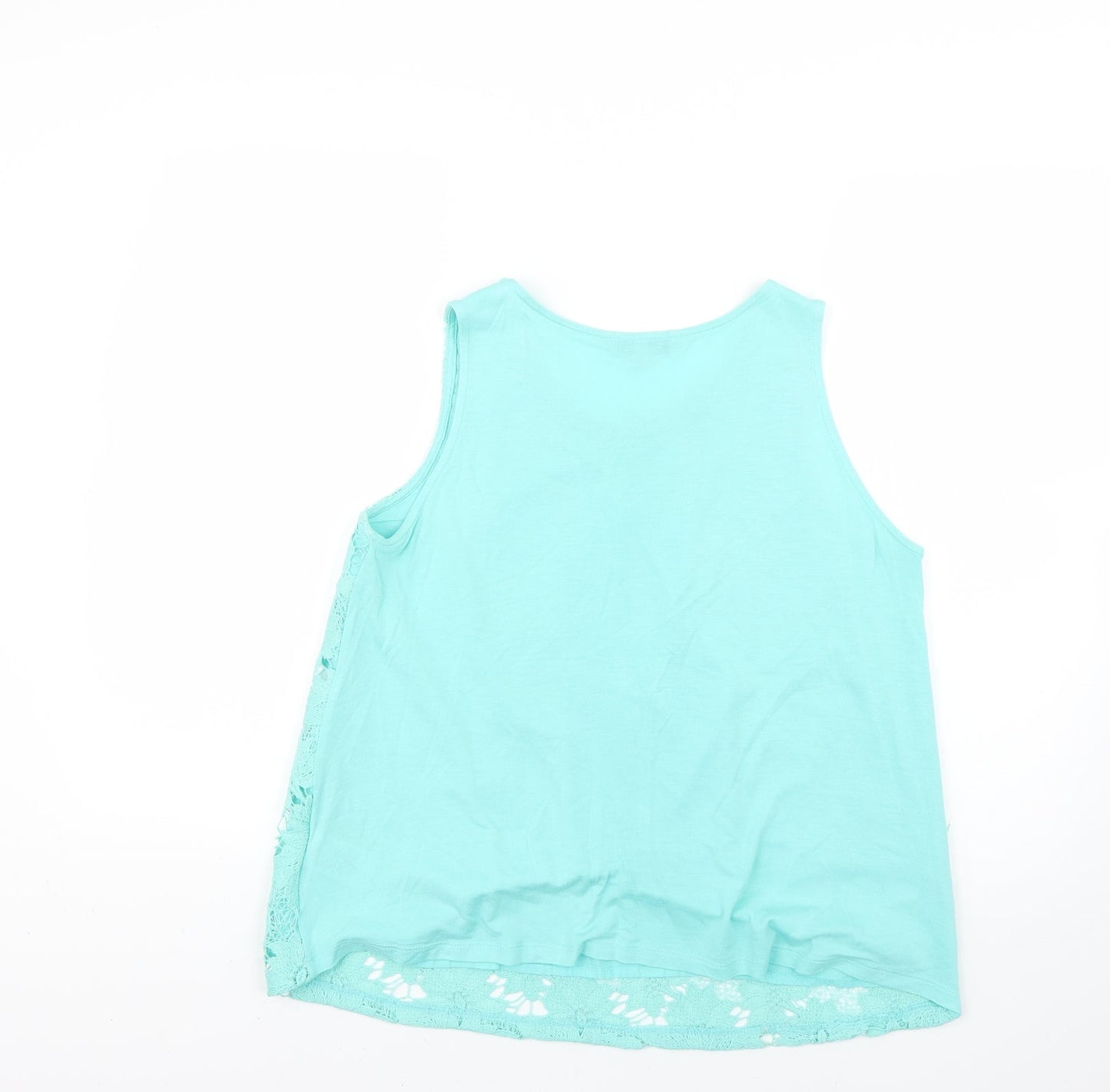 Peacocks Womens Green   Basic T-Shirt Size 12