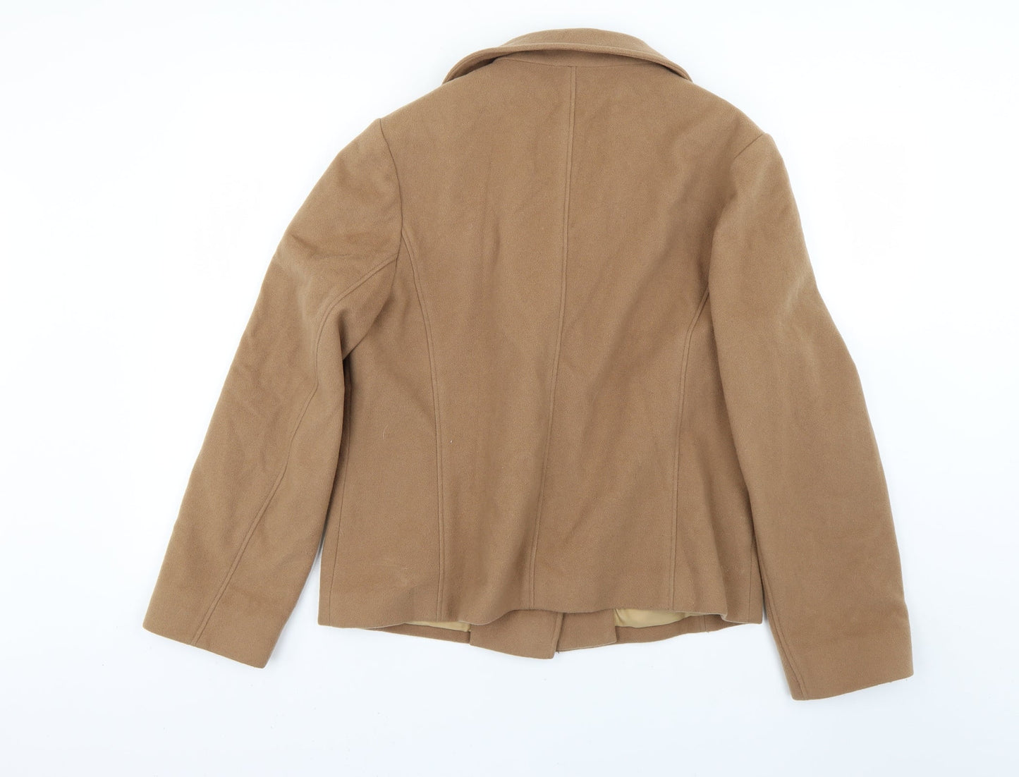 Marks and Spencer Womens Brown   Overcoat Coat Size 14
