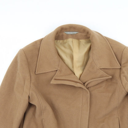 Marks & Spencer Womens Brown   Overcoat Coat Size 14