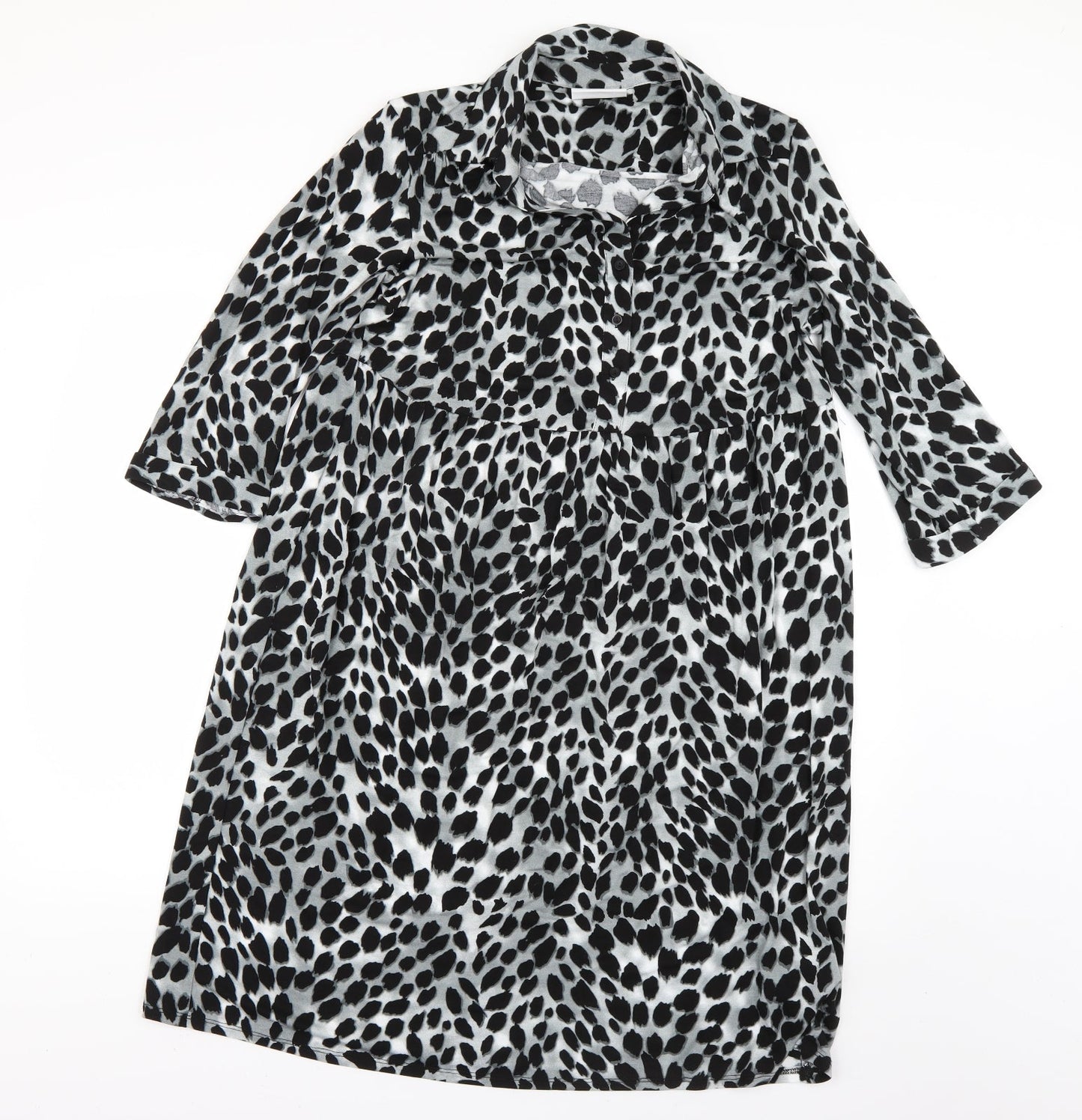 Wallis Womens Multicoloured Animal Print  Jumper Dress  Size 12
