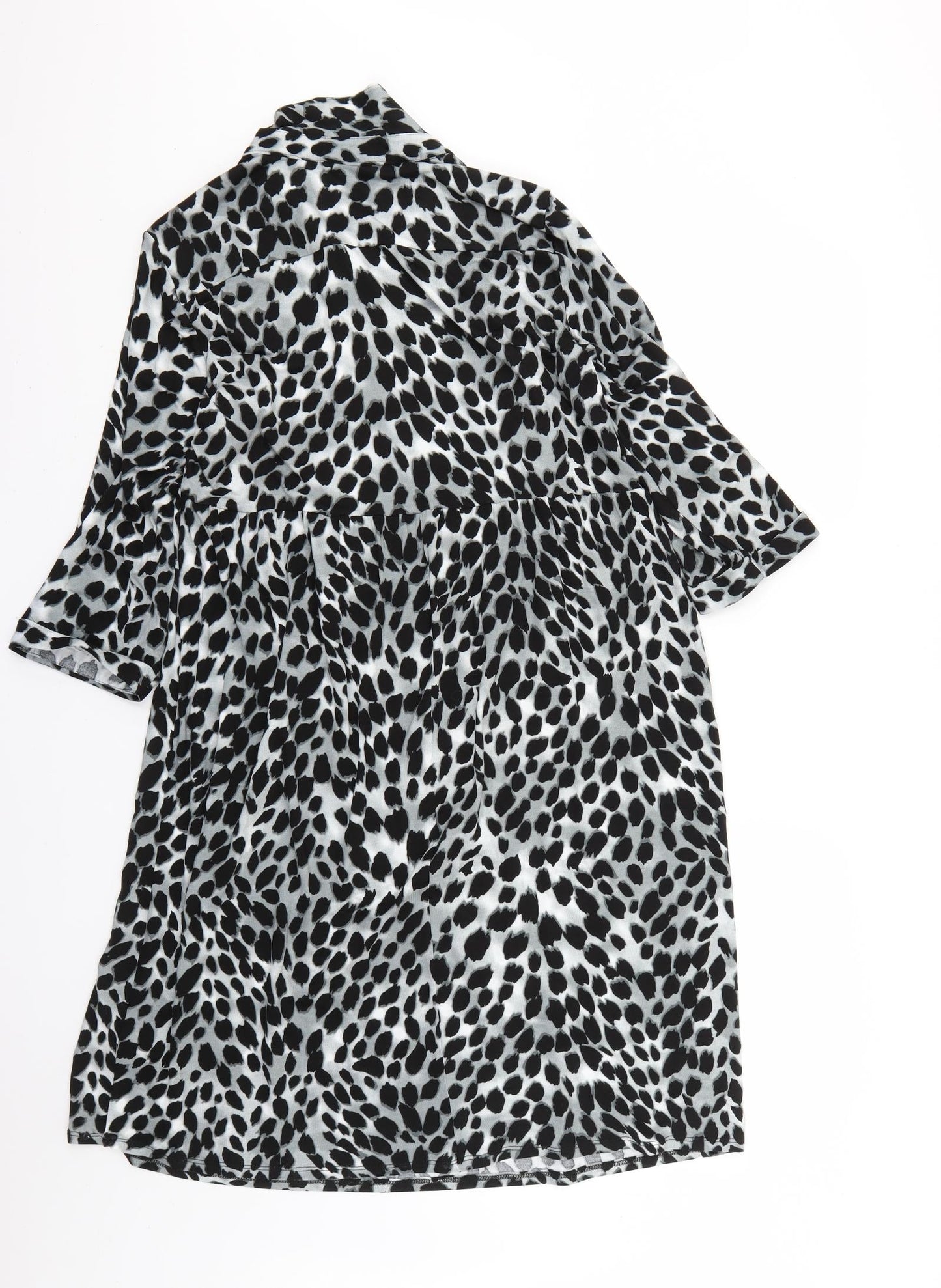 Wallis Womens Multicoloured Animal Print  Jumper Dress  Size 12