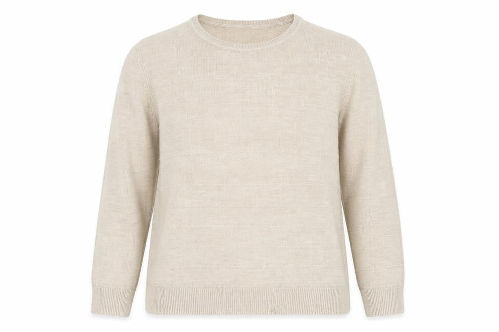 Marks & Spencer Womens Beige   Pullover Jumper Size 14
