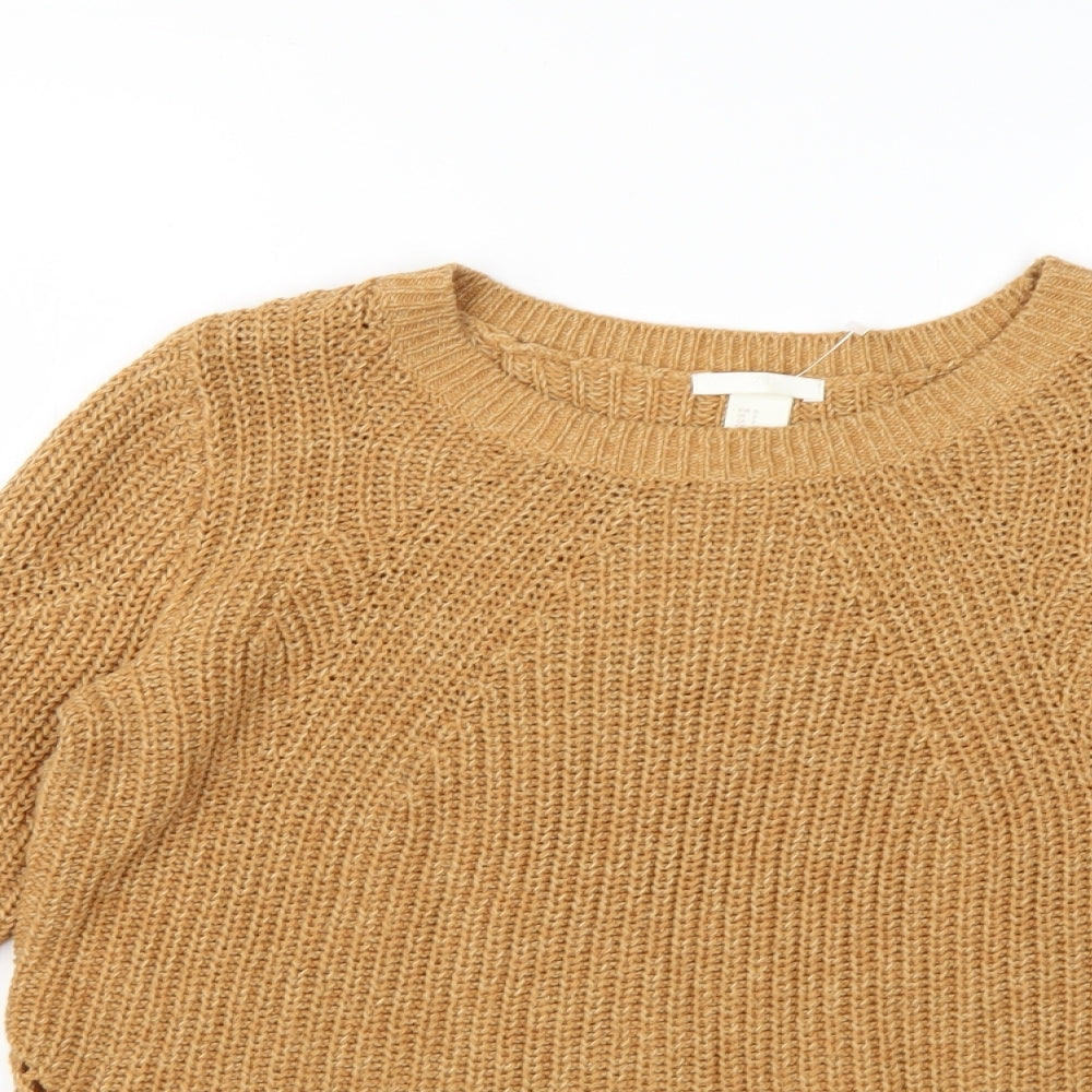 H&M Womens Brown   Pullover Jumper Size S