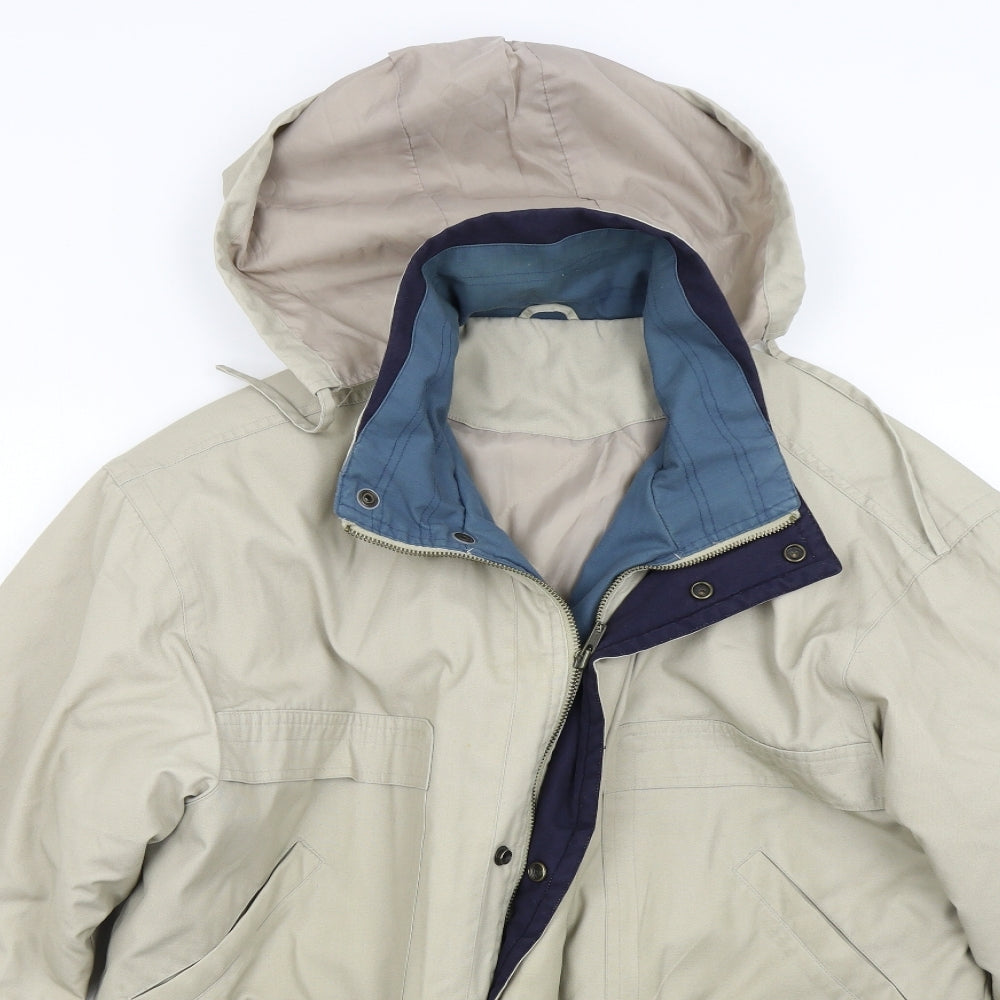 BHS Mens Beige   Overcoat Coat Size 36
