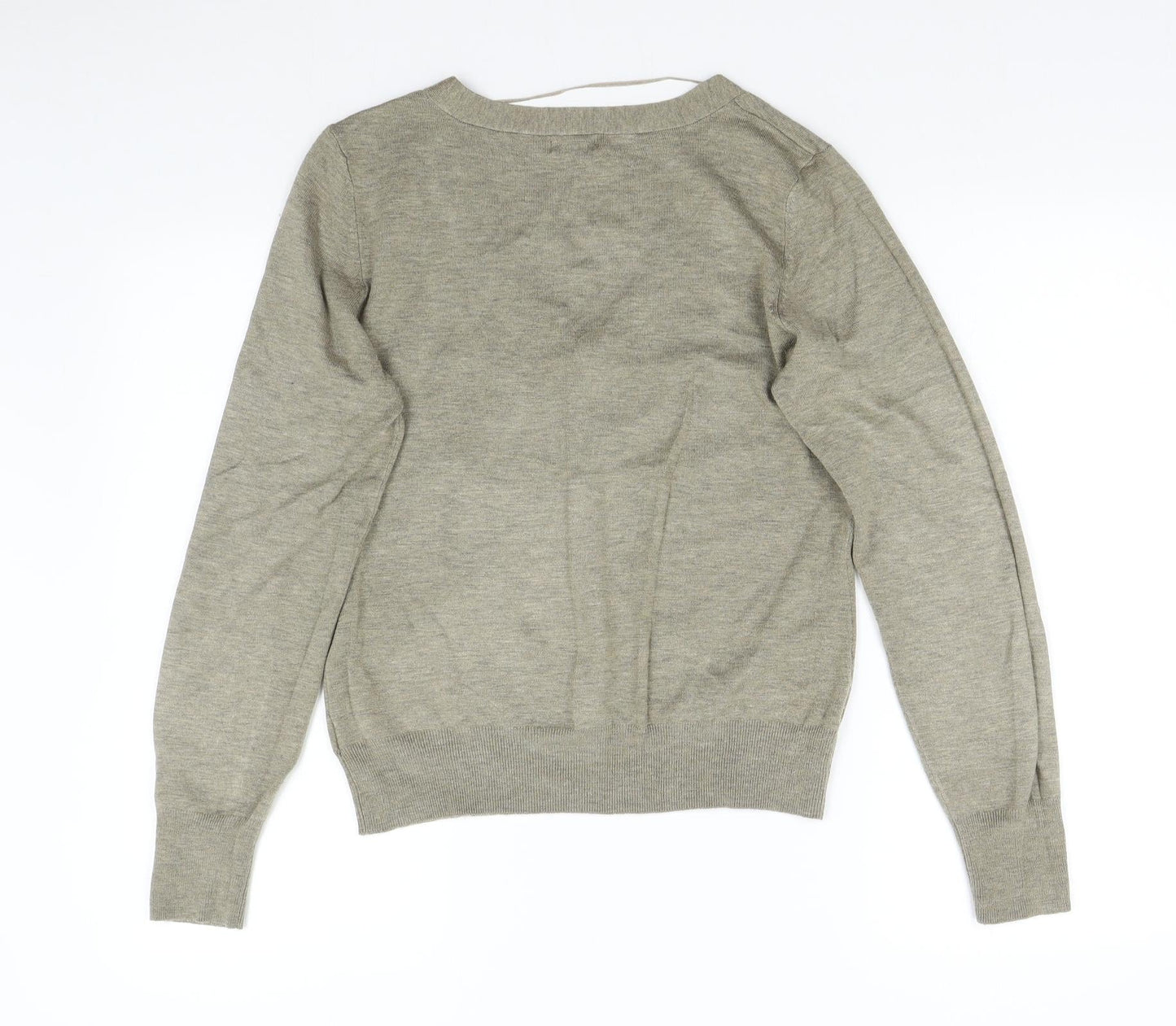 F&F Womens Brown  Knit Pullover Jumper Size 14