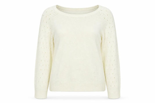 Tango Womens Ivory  Knit Pullover Jumper Size M