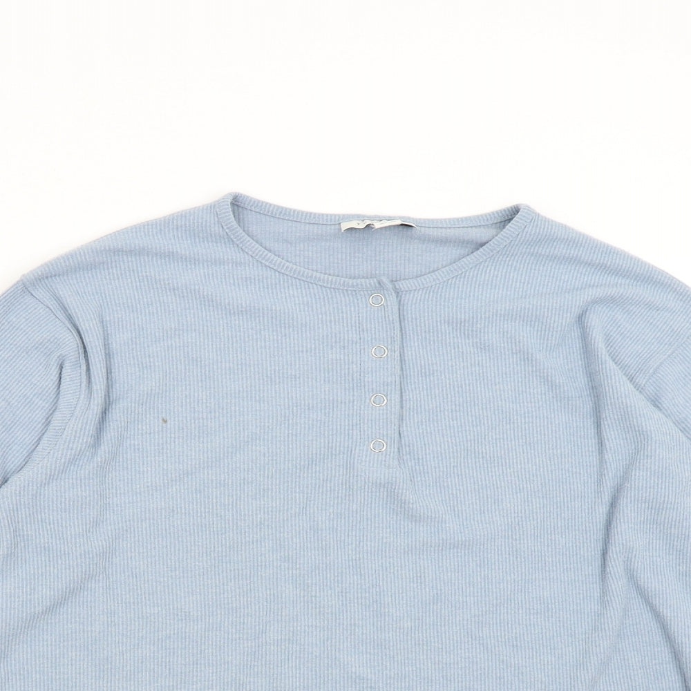 Topshop Womens Blue   Pullover Sweatshirt Size 8