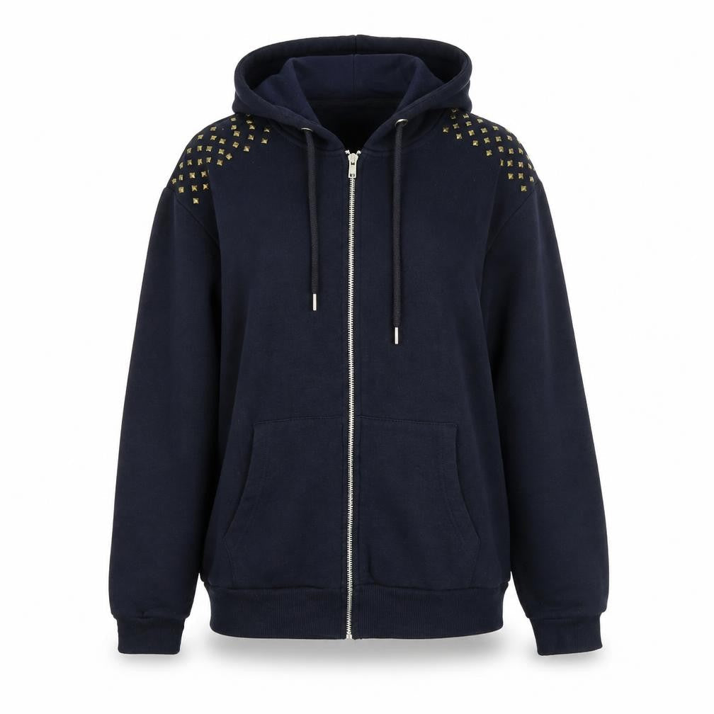 RWC Womens Blue   Full Zip Hoodie Size M