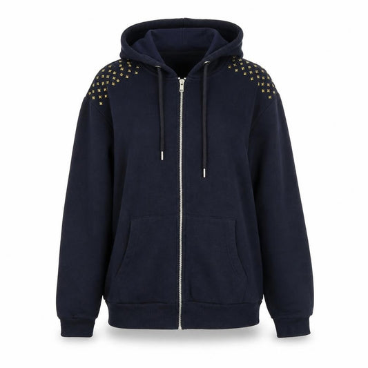 RWC Womens Blue   Full Zip Hoodie Size M
