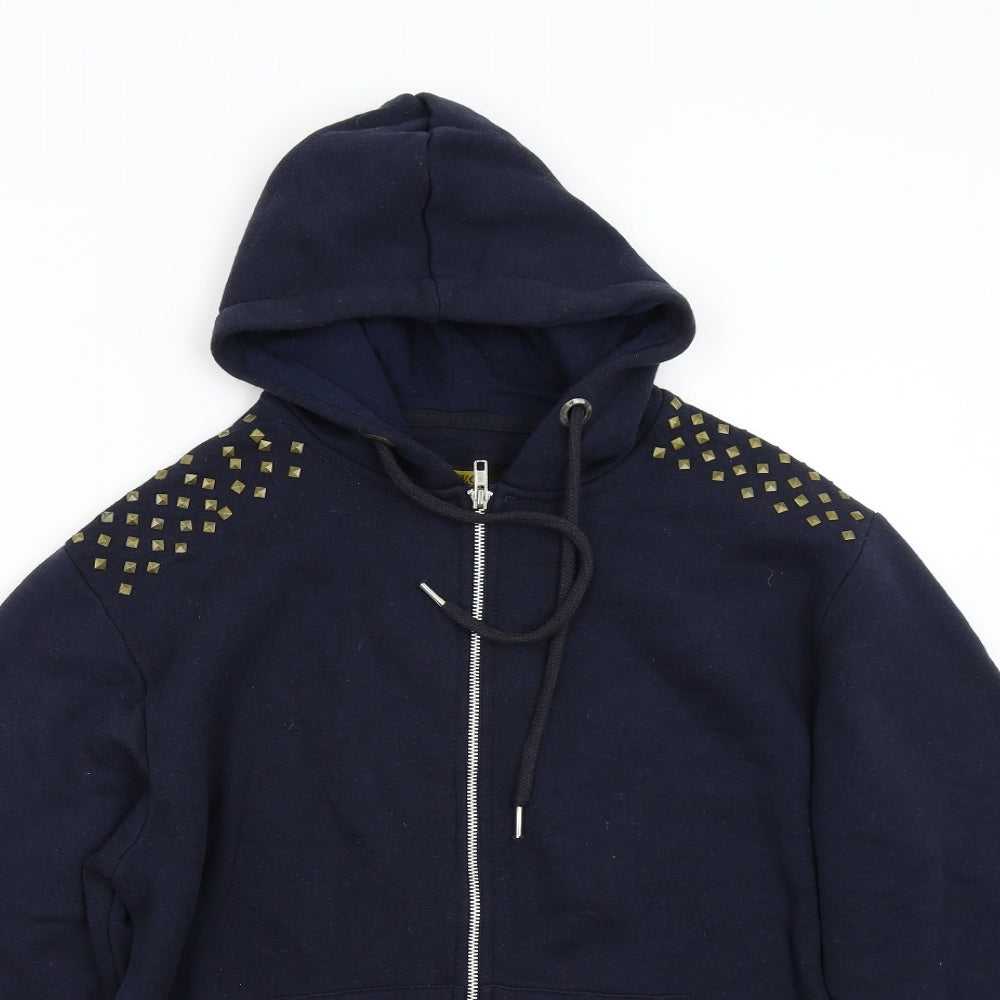 RWC Womens Blue   Full Zip Hoodie Size M