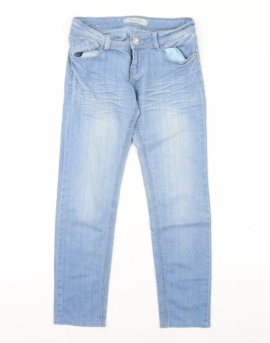 Dolce & Rosa Womens Blue  Denim Skinny Jeans Size 8 L27 in