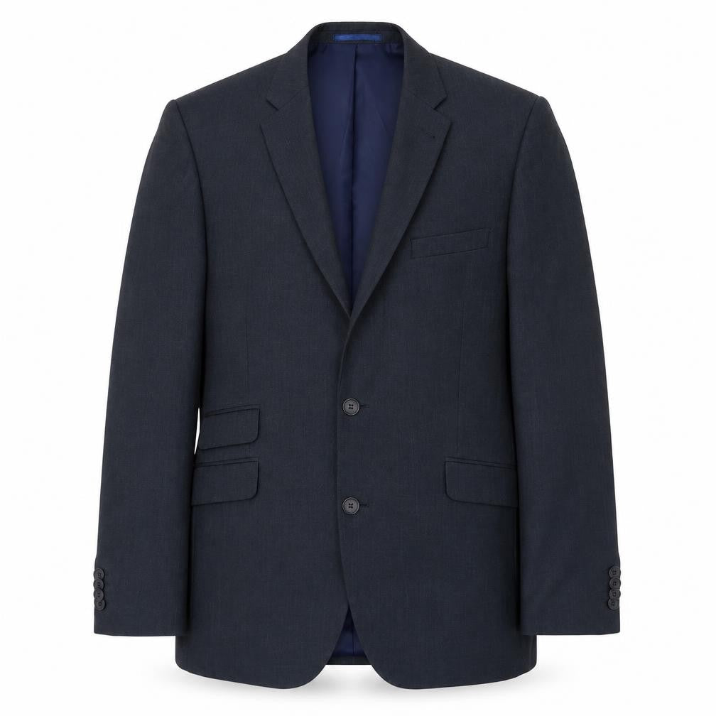 Preworn Mens Grey  Rayon Jacket Blazer Size 42  - Shoulder Pads