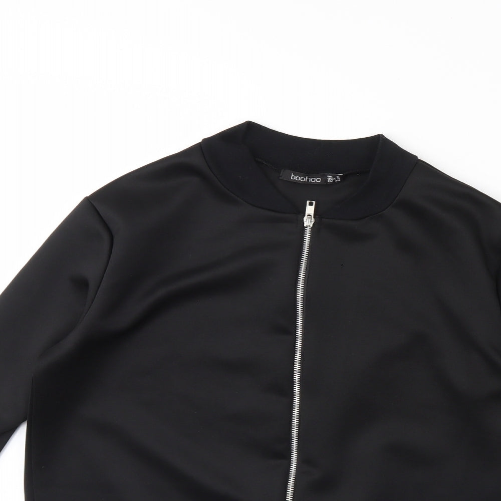 Boohoo Womens Black   Jacket  Size 6
