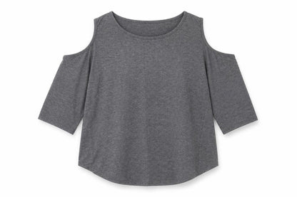 Boohoo Womens Grey   Basic Blouse Size 10