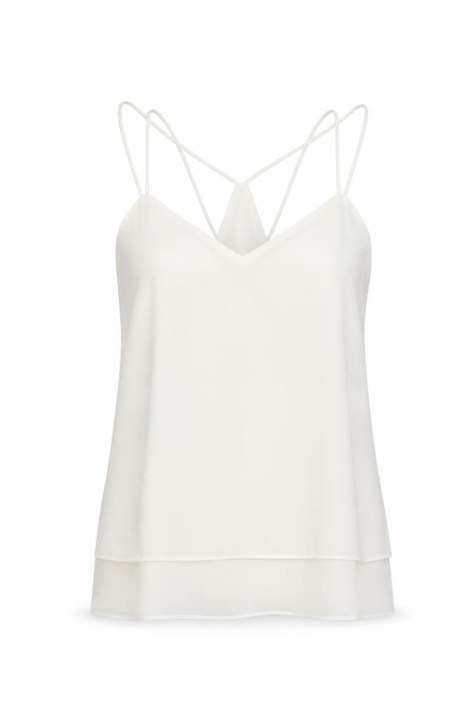 New Look Womens White   Basic Tank Size 10