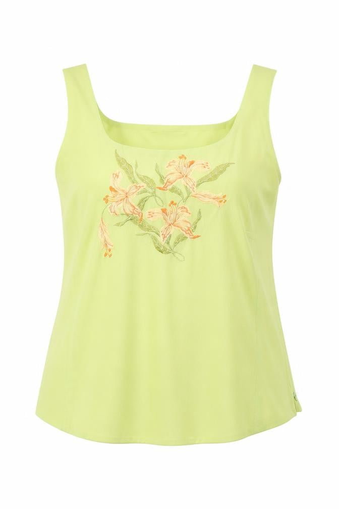 gloria brizio Womens Green   Basic Tank Size 20