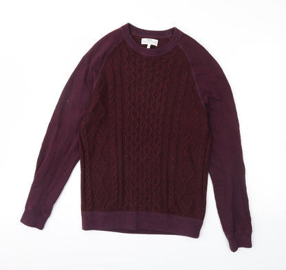 Preloved NEXT Mens Purple   Pullover Jumper Size M - Front