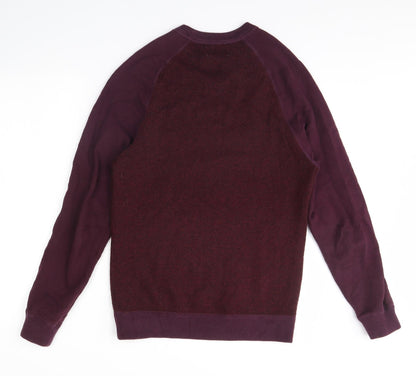 Preloved NEXT Mens Purple   Pullover Jumper Size M - Back