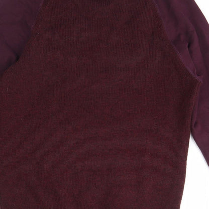 Preloved NEXT Mens Purple   Pullover Jumper Size M - Label