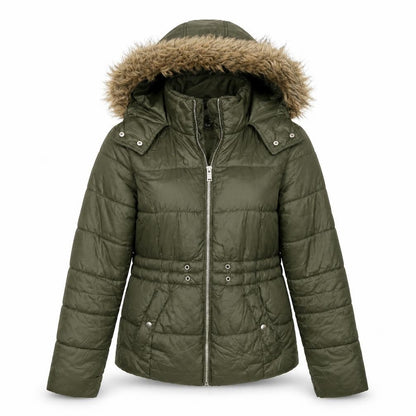 Primark Womens Green   Overcoat Coat Size XS