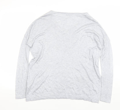 Noisy May Womens Grey   Basic T-Shirt Size S