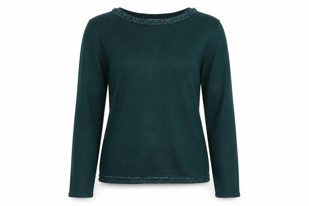 Anna Rose Womens Green   Pullover Jumper Size S