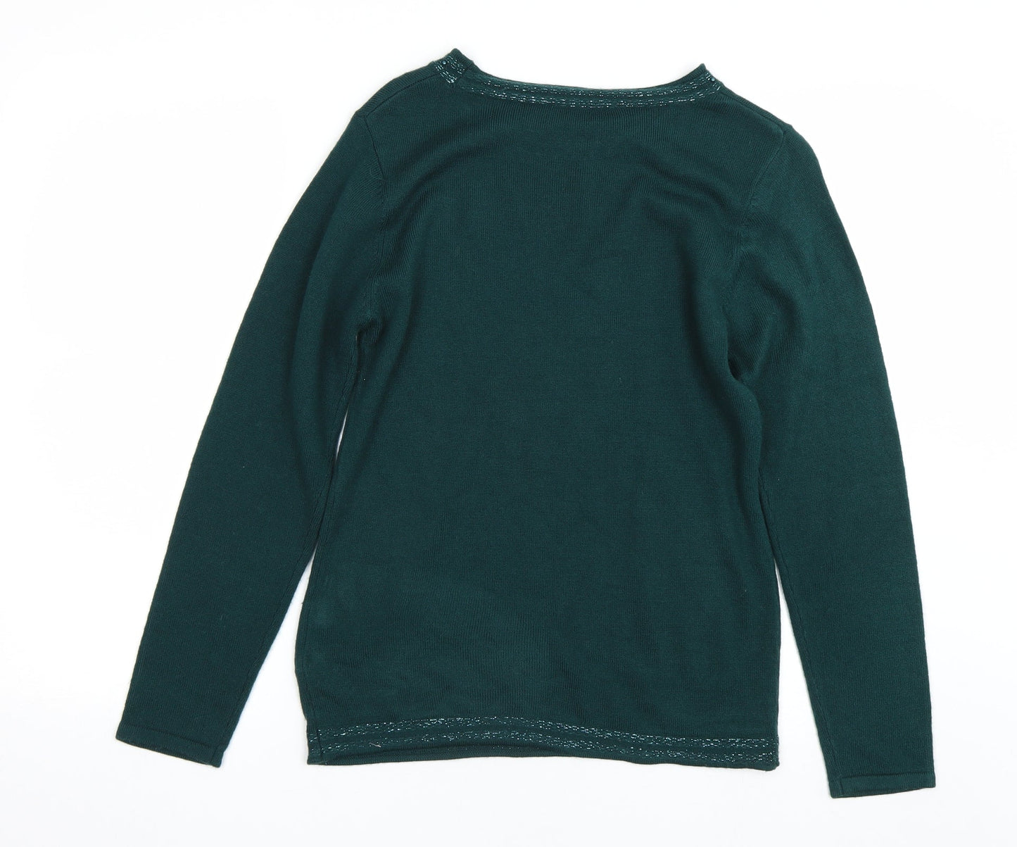 Anna Rose Womens Green   Pullover Jumper Size S